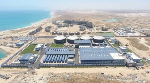 أول مشروع في مصر لتحلية المياه بالطاقة الشمسية في مرسى علم