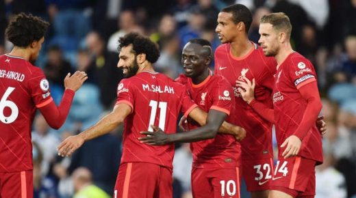 ليفربول يعود للانتصارات بثلاثية نظيفة على ليدز