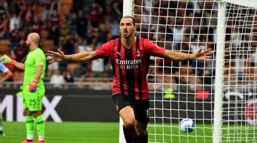 ميلان يفقد إبراهيموفيتش أمام ليفربول