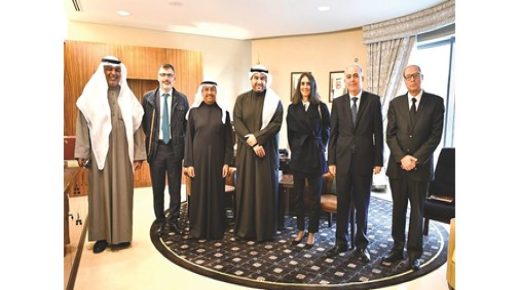 وزير المالية يبحث مع وزير الاقتصاد والمالية 