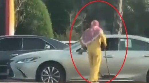 فيديو يغضب السعوديين .. عاملة تتسول بشكل لا يخطر على بال 
