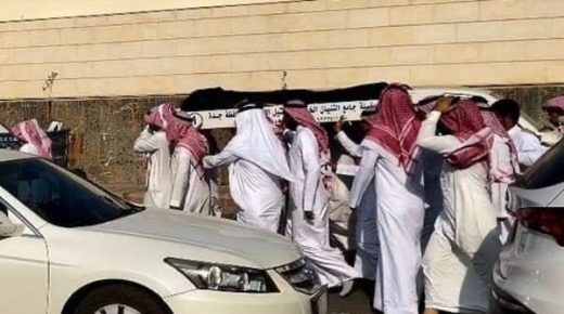 تشييع جنازة الطالب "ضحية المشاجرة" في جدة