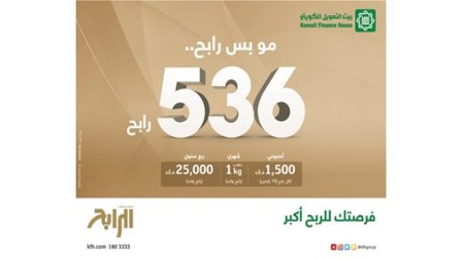 بيت التمويل الكويتي يعلن عن الفائزين بسحب الرابح 
