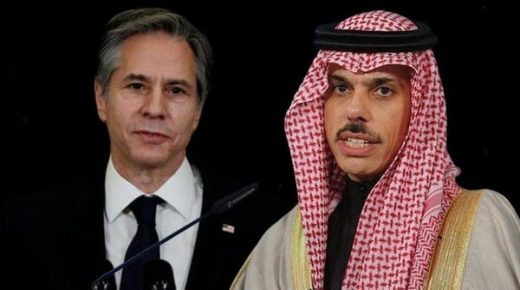 وزيرا خارجية السعودية وأميركا يبحثان تطورات أوضاع المنطقة