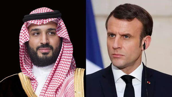 ولي العهد السعودي وماكرون يبحثان الأخطار التي تهدد استقرار المنطقة