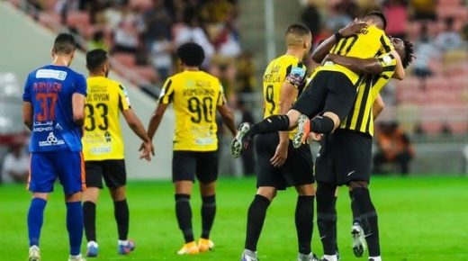 الاتحاد يعبر الفيحاء بثلاثية نظيفة