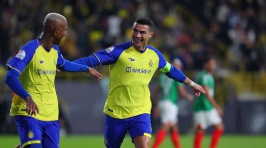 النصر يهزم الاتفاق ويستعيد الصدارة في الظهور الأول لرونالدو