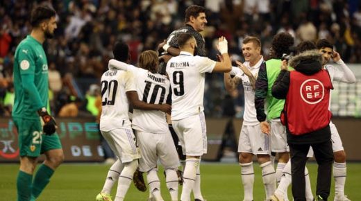 بـ “الترجيحية”.. ريال مدريد يعبر فالنسيا إلى نهائي كأس السوبر