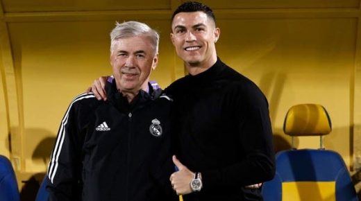 رونالدو يحضر تدريبات ريال مدريد على ملعب النصر