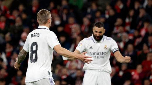 ريال مدريد يعود للانتصارات بثنائية في بلباو
