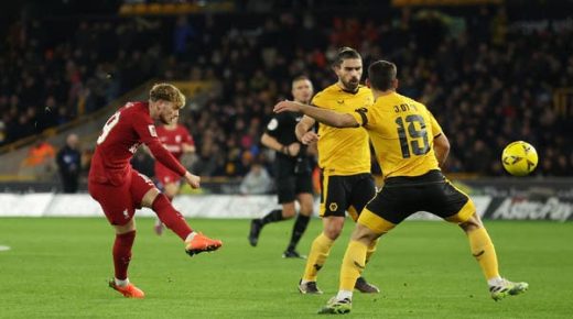 ليفربول يهزم وولفرهامبتون بصعوبة ويتأهل لملاقاة برايتون