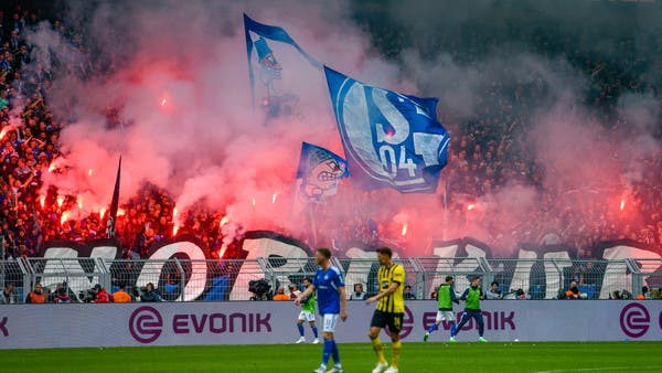 إصابات في اشتباكات عنيفة بين جماهير شالكه ودورتموند