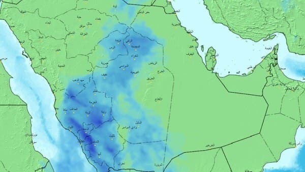 السعودية تعيش حالة مطرية خلال نهاية الأسبوع