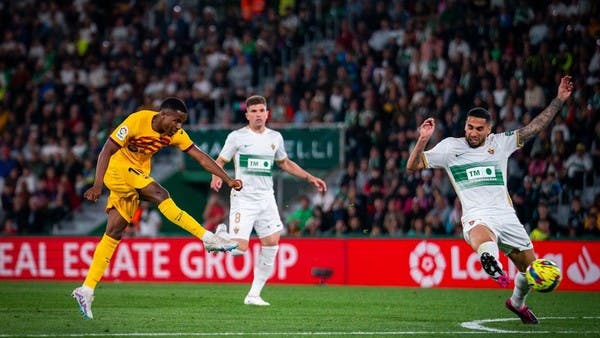 برشلونة يستعرض في شباك إلتشي ويواصل التقدم نحو اللقب