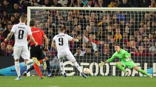 بنزيمة يتلاعب ببرشلونة ويقصيه من كأس الملك