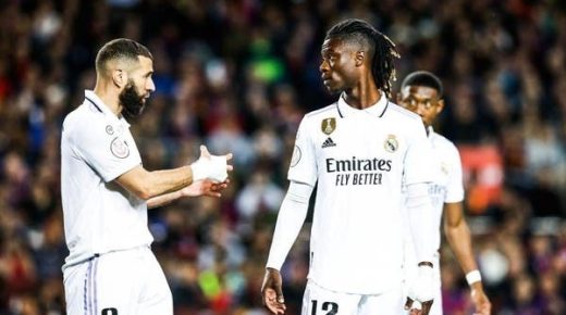 ريال مدريد يفقد جهود بنزيمة وكامافينغا