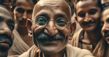 مسافر عبر الزمن.. شخصيات تاريخية تلتقط “سيلفى” بالذكاء الاصطناعى.. صور
