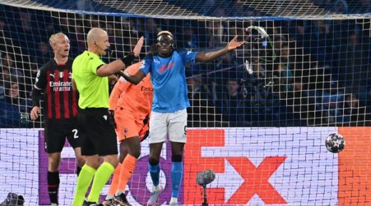 ميلان يفرض التعادل على نابولي ويبلغ نصف نهائي “الأبطال”