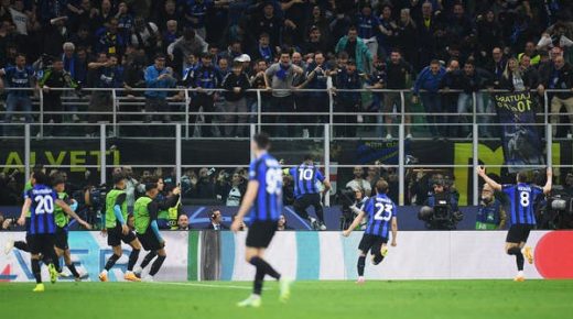 إنتر يكرر تفوقه على ميلان ويتأهل إلى نهائي دوري الأبطال