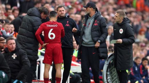 انتهاء موسم تياغو مع ليفربول