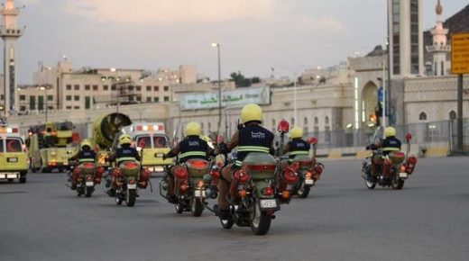 الدفاع المدني يرفع جاهزيته في جسر الجمرات بمشعر منى