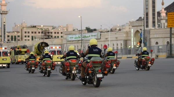 الدفاع المدني يرفع جاهزيته في جسر الجمرات بمشعر منى