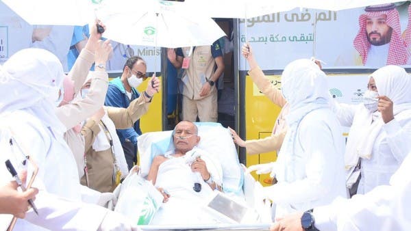 تصعيد 397 حاجاً وحاجة من المرضى المنومين إلى مشعر عرفات