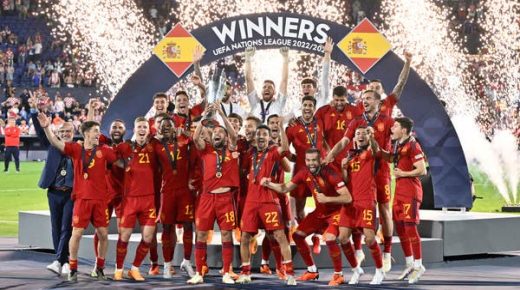 ركلات الترجيح تمنح إسبانيا لقب دوري الأمم الأوروبية
