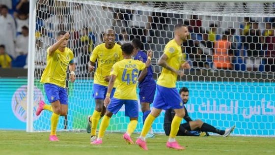 رونالدو يقود النصر إلى تمزيق شباك الاتحاد المنستيري