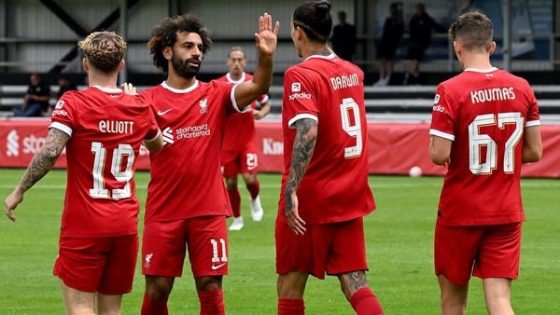 صلاح ينقذ ليفربول من الخسارة أمام فريق درجة ثانية