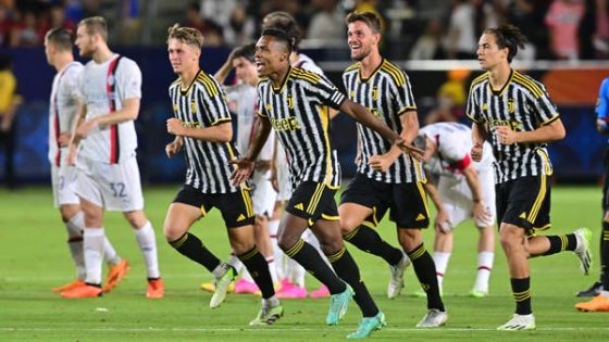فوز يوفنتوس على ميلان ودياً بركلات الترجيح