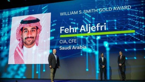 من السعودي الذي حصد جائزة وليام سميث للمراجع الداخلي؟