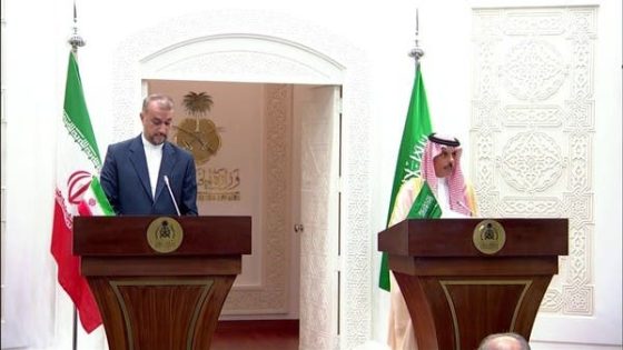 استئناف العلاقات مع إيران مفصلي لأمن المنطقة