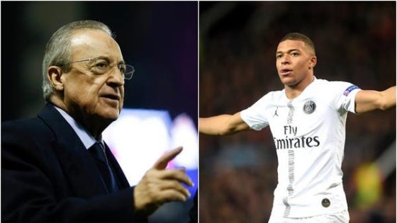بيريز يوجه “لطمة” لمشجعي ريال مدريد: “انسوا مبابي”