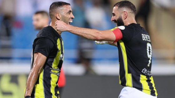حمدالله وبنزيمة يقودان الاتحاد لتجاوز الرياض برباعية