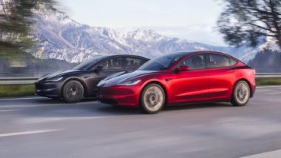 تسلا تصدر طرازا محدثا ومعاد تصميمه من Model 3 فى أوروبا .. تفاصيل
