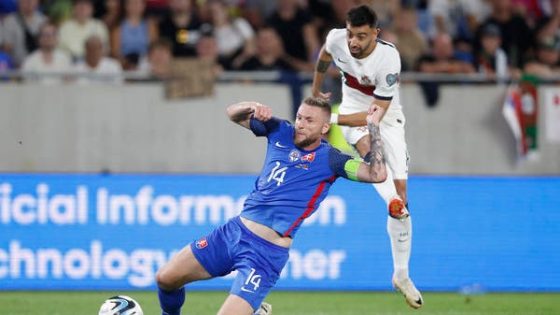 البرتغال تعبر سلوفاكيا بهدف فرنانديز