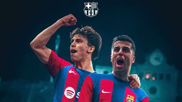 برشلونة يعلن تعاقده مع الثنائي البرتغالي فيلكس وكانسيلو