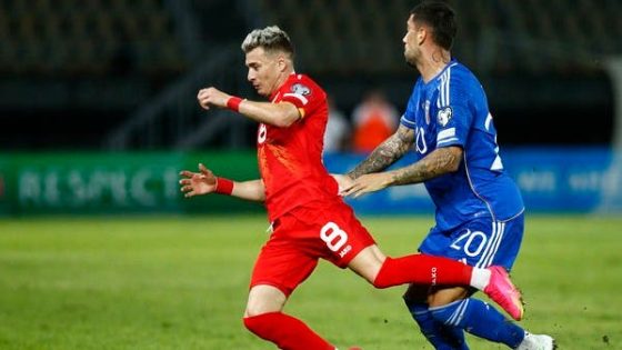 مقدونيا الشمالية تفرض التعادل على إيطاليا