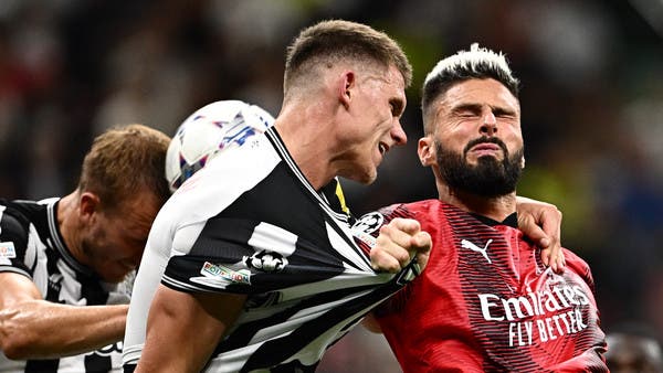 نيوكاسل يفرض التعادل على ميلان