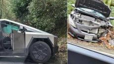 تفاصيل أول حادث لشاحنة تسلا الجديدة Cybertruck وحجم الخسائر