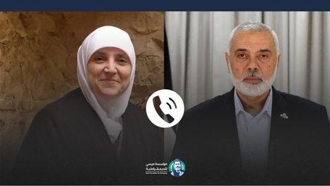 أرملة الرئيس الراحل مرسي تهاتف هنية بعد استشهاد أبنائه …