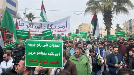 هتفوا تضامنا مع هنية.. مظاهرة عارمة في عمّان نصرة لغزة …