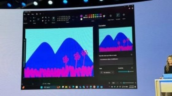 برنامج Microsoft Paint يحصل على منشئ صور جديد مدعوم بالذكاء الاصطناعى