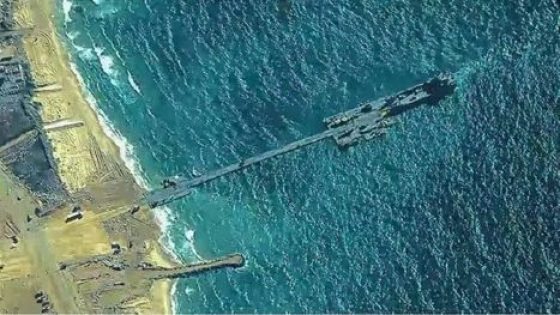 مشاهد تكشف تفاصيل دقيقة حول الرصيف البحري بغزة منذ وصوله …