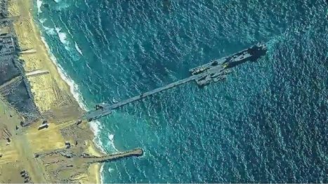 مشاهد تكشف تفاصيل دقيقة حول الرصيف البحري بغزة منذ وصوله …